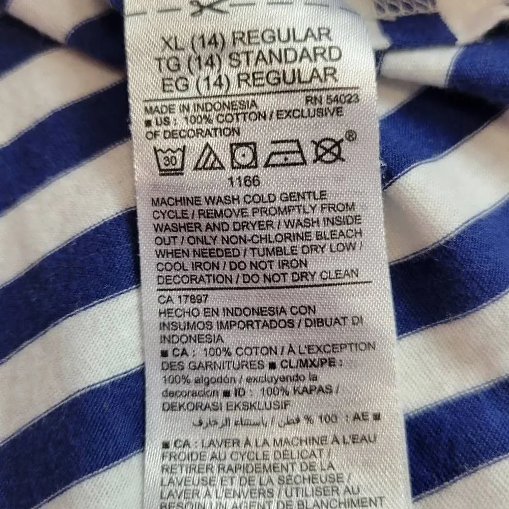 Old Navy stripped Love tunic XL14